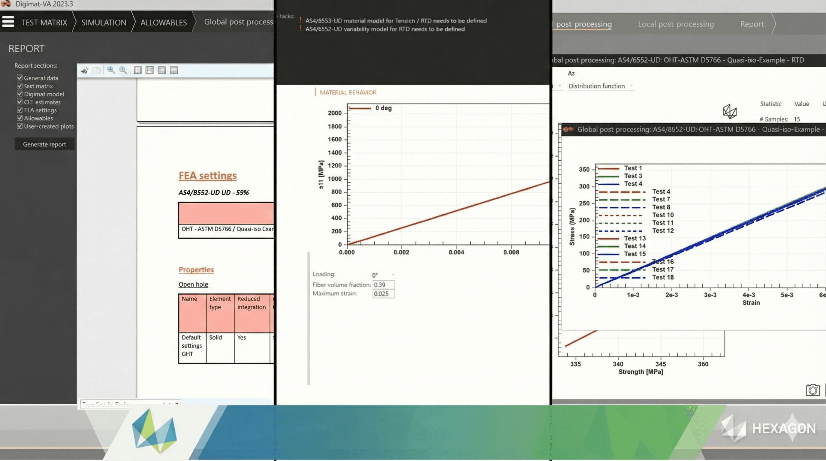 Digimat-VA Workflow 인터페이스 스크린샷